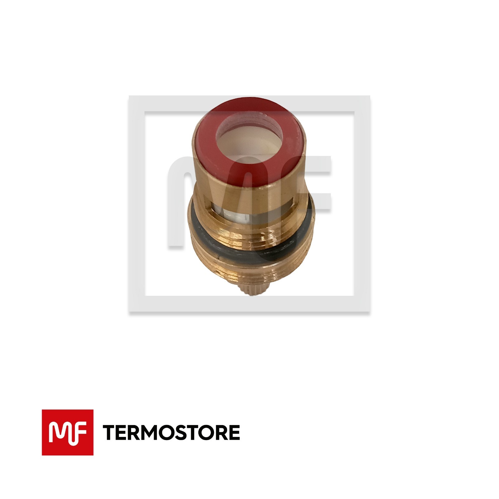 VITONE CERAMICO UNI 1/2" ROTAZIONE 180°  FILETTO 24 x 1 ROSSO BROCCIA 8 x 24