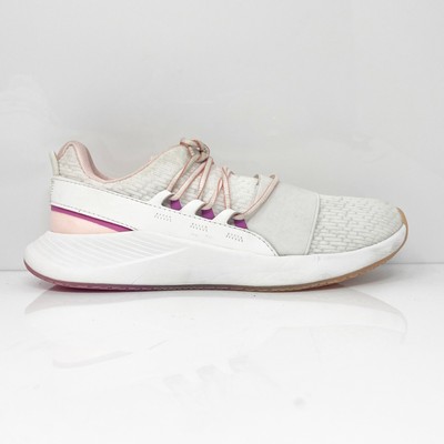 

Кроссовки Under Armour Womens Charged Breathe 3023658-100 White Running Shoes 8, Белый, Charged Breathe