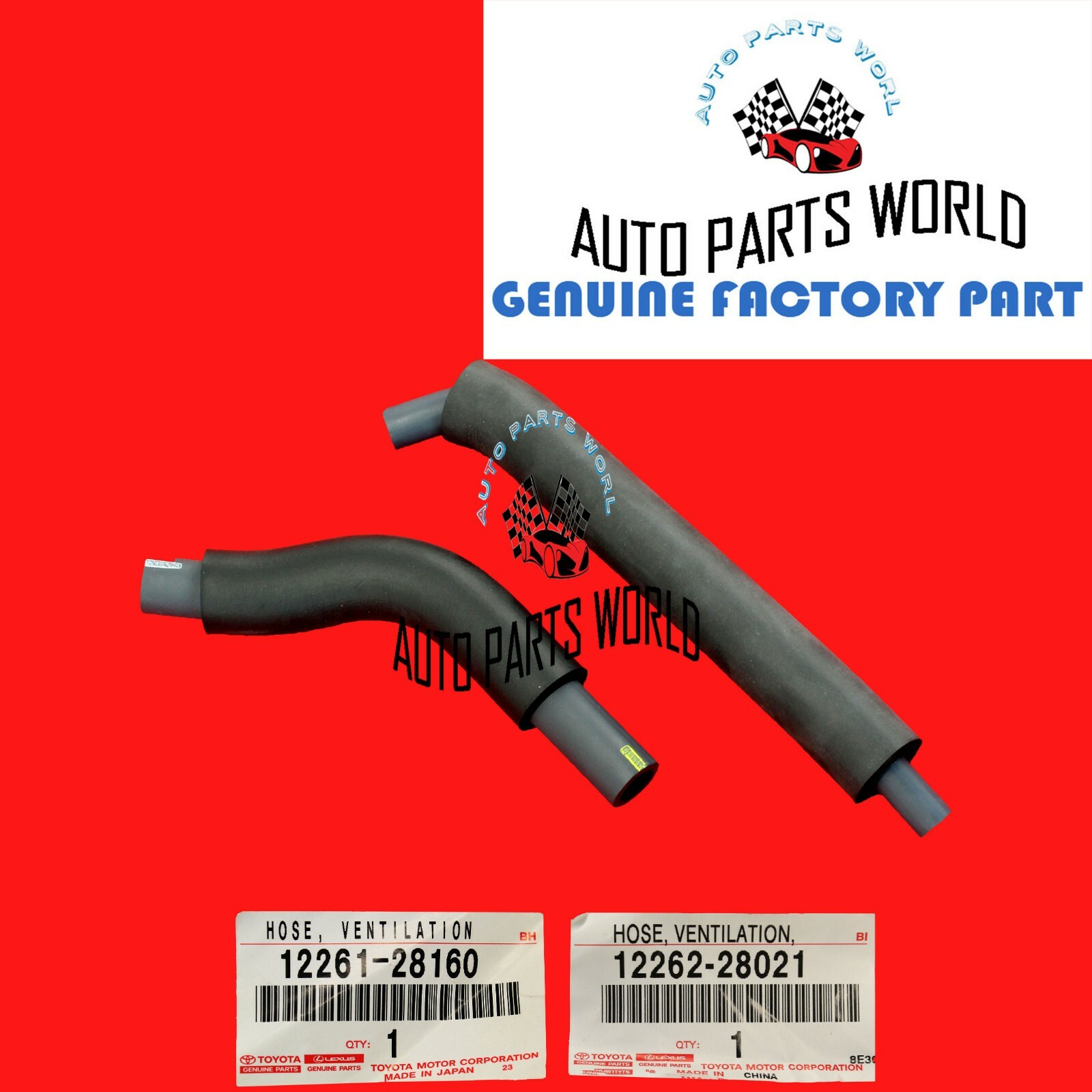 RT-57724 専用 GENUINE OEM TOYOTA 06-08 RAV4 2.4L VENTILATION HOSE SET