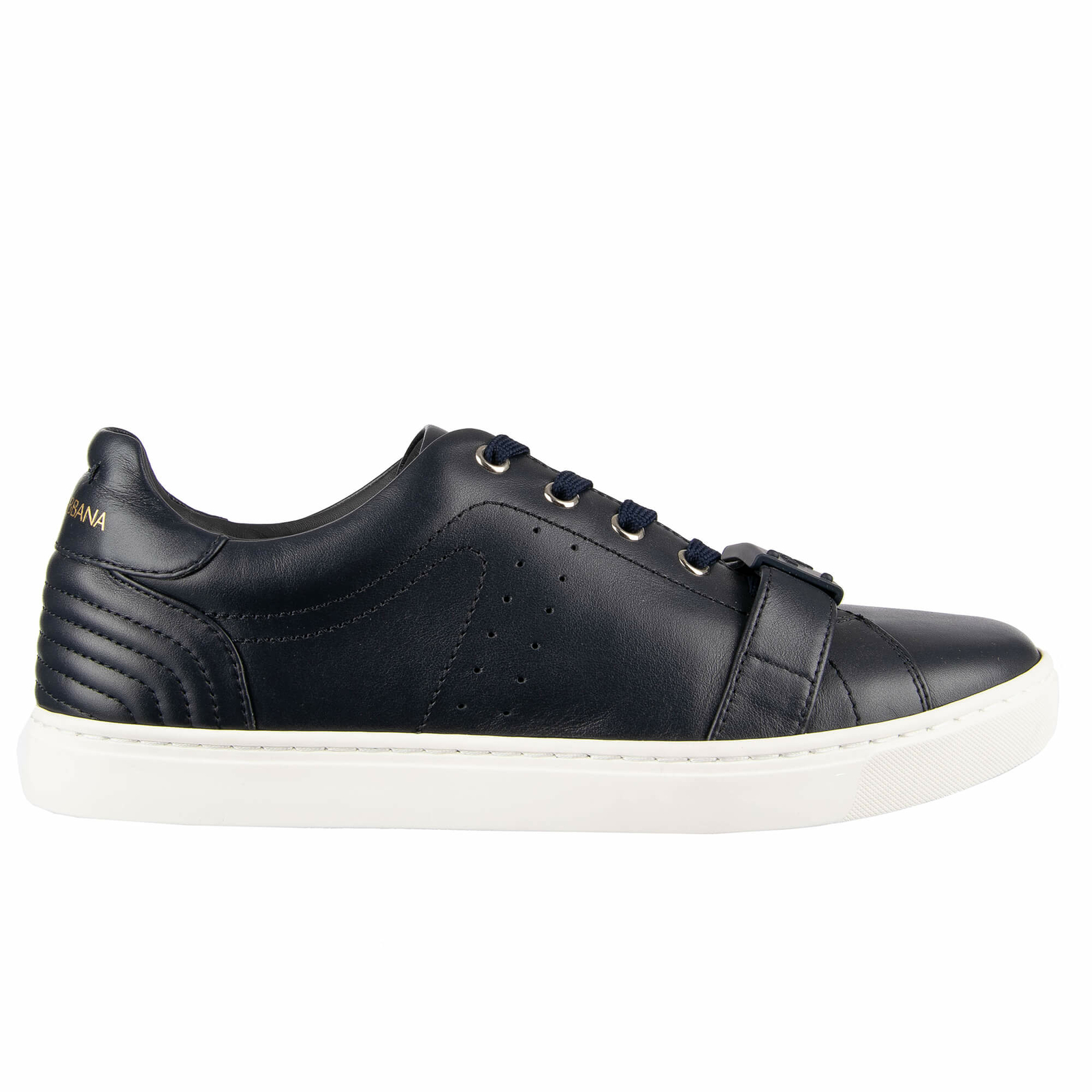 

DOLCE - GABBANA Низкие кожаные кроссовки DG Logo Blue 39 US 6 UK 5 08852, Синий