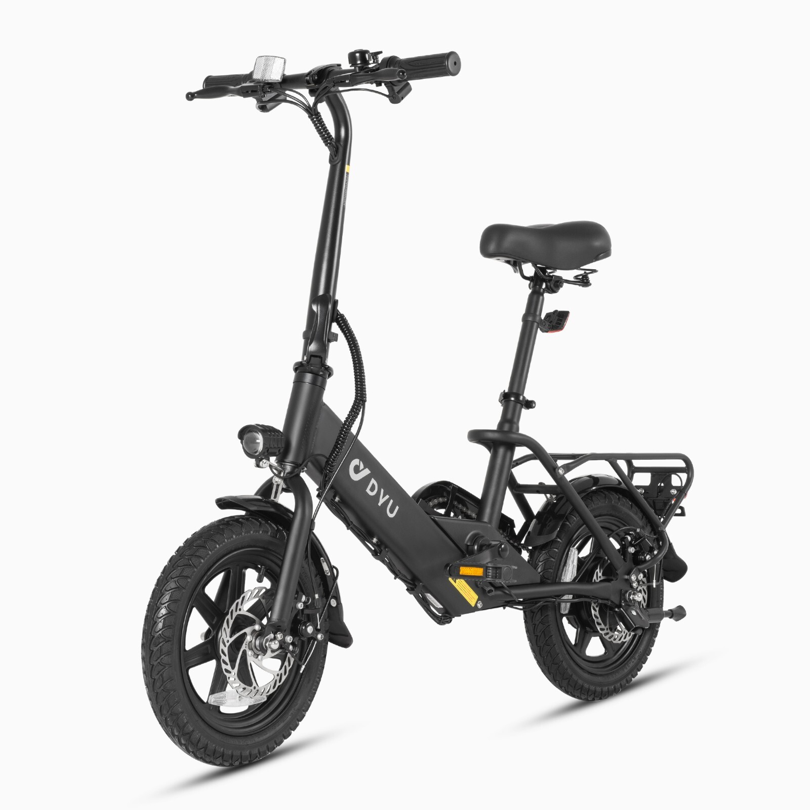 DYU 14" Folding Electric Bike for Adults Teens, 350W 36V/7.5AH, Commuter City🔥