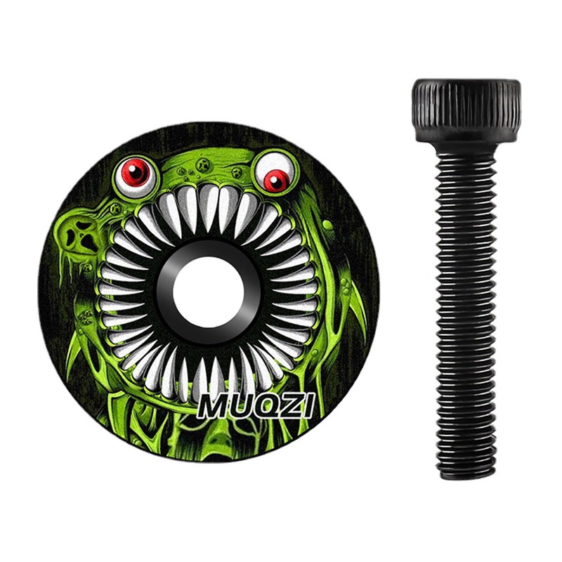 Bicycle Headset Top Cap Mixed Aluminum Alloy Bike Stem Cover Lightweight Bolt