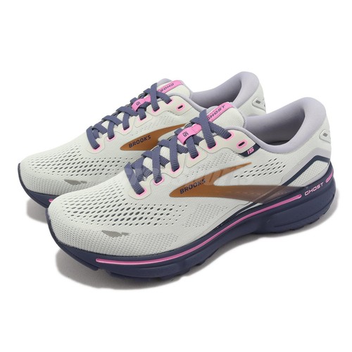 

Женские кроссовки Brooks Ghost 15 D Wide SPA BLUE NEO PINK COPPER 1203801D492, Синий, Ghost 15 D Wide