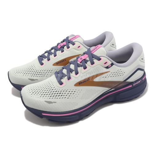 Женские кроссовки Brooks Ghost 15 D Wide SPA BLUE NEO PINK COPPER 1203801D492