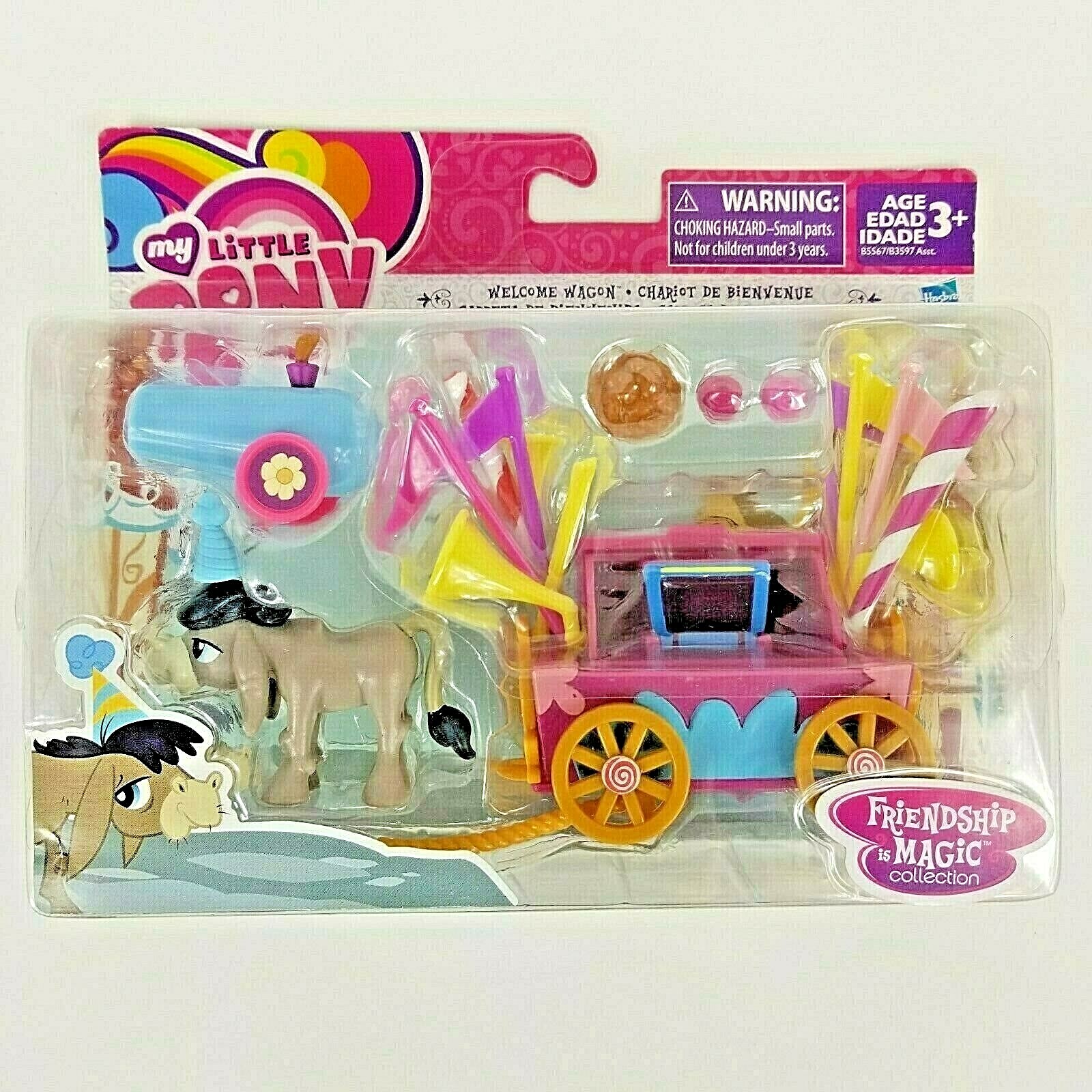 My Little Pony Friendship Is Magic Welcome Wagon Crankey Doodle Donkey Playset