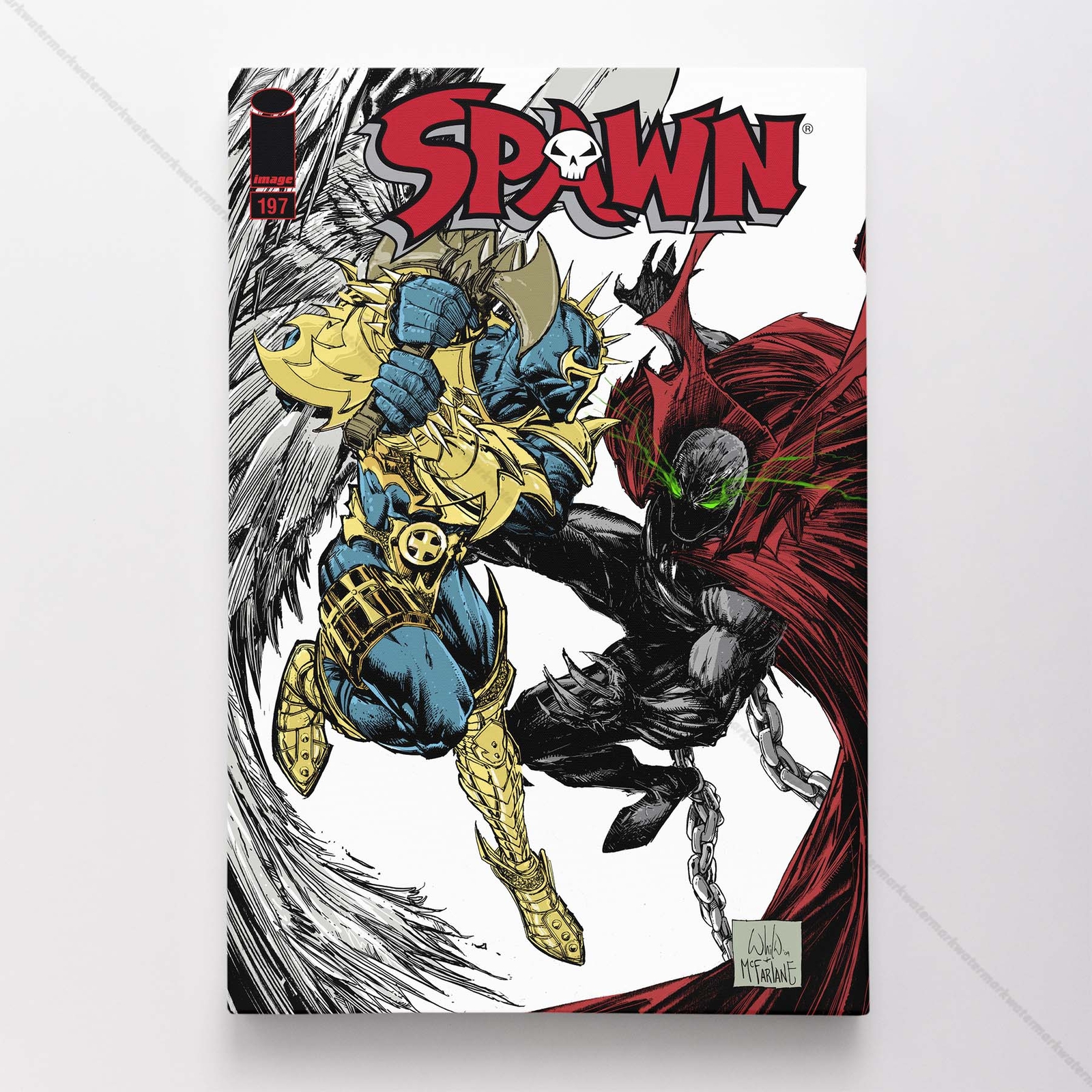 Spawn 197 Poster Canvas Comic Book Cover Art Print #A
