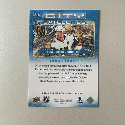 2024 Upper Deck Series 1 #CS-5 Jack Eichel City Satellites