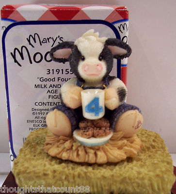 Mary's Moo Moos GOOD FOUR ME # 319155 NIB*Retired *FREE 1ST CLASS USA SHIP