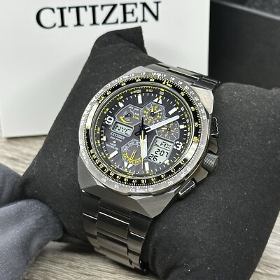 NEW ATOMIC TIME  Citizen Promaster Skyhawk A-T Black Men's Watch JY8127-59E $850
