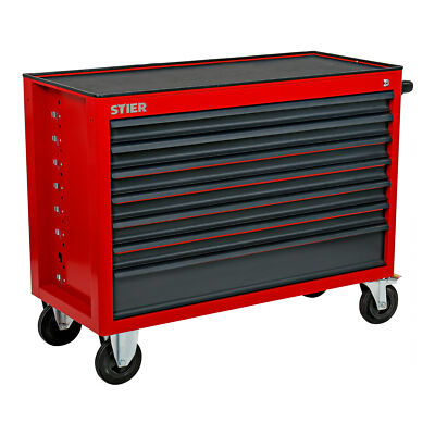 STIER Werkstattwagen XXL extra breit mit 7 Schubladen Werkzeugwagen unbestückt
