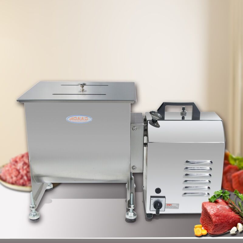 Hakka 15 Pound/7.5 Liter Capacity Tank Commercial Electric Meat Mixer with Motor
