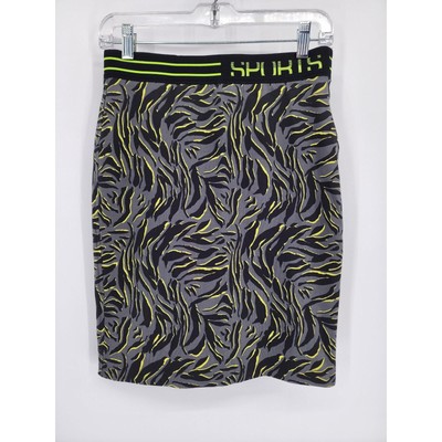 Marc Cain Sport Grey & Black Animal Print Skirt Women's Size 2