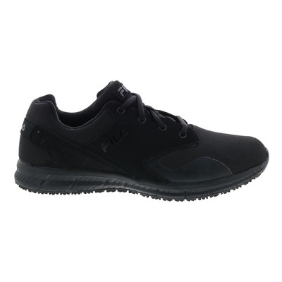 

Fila Memory Layers Нескользящие мужские черные парусиновые спортивные туфли WR, Черный, Fila Memory Layers Slip Resistant WR