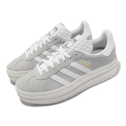 adidas GAZELLE BOLD グレー adidas Originals Gazelle Bold W Grey White Women Casual