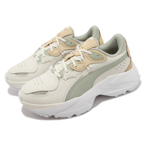 Puma Orkid Gentle Wns Pristine Ivory White Женская повседневная обувь на платформе 388596-01