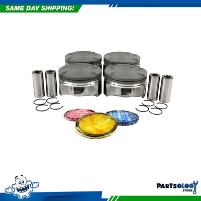 DNJ PRK193 Piston and Ring Kit For 11-16 Hyundai Kia 1.8L L4 DOHC 16V