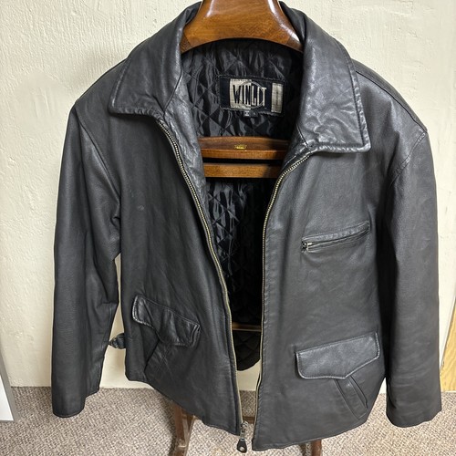 Authentic Winlit Vintage Large Leather Jacket/Coat Leather Authentic Winlit Vintage Large Leather Jacket/Coat Leather