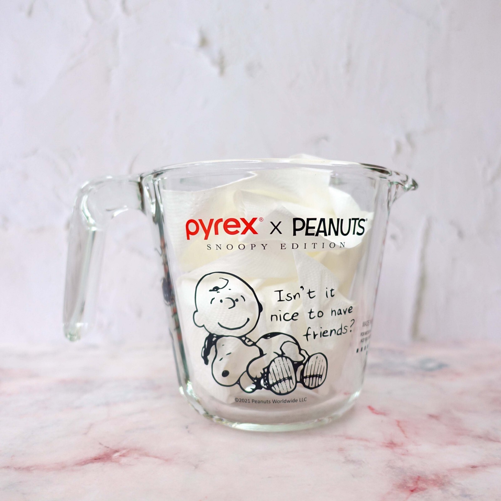 Pyrex Snoopy Glass Canister 4個セット Pyrex Peanuts Snoopy Glass Storage Set 4pcs 380ml 630ml Heat