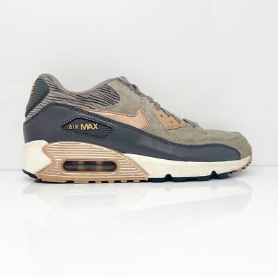 Nike Womens Air Max 90 768887-201 Серые повседневные кроссовки, размер 8, Серый, Air Max 90