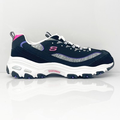 

Skechers Womens D Lites 149060W Черная повседневная обувь Кроссовки Размер 9.5, Черный, D Lites