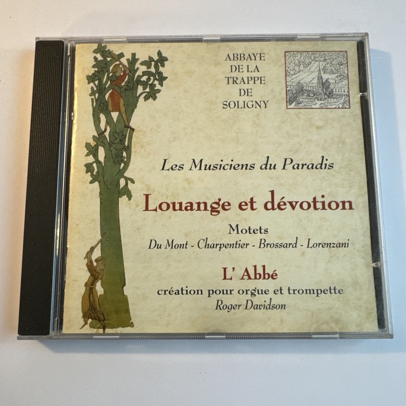 Cd - Les Musiciens Du Paradis - Louange Et Devotion Abbaye De La Trappe Soligny