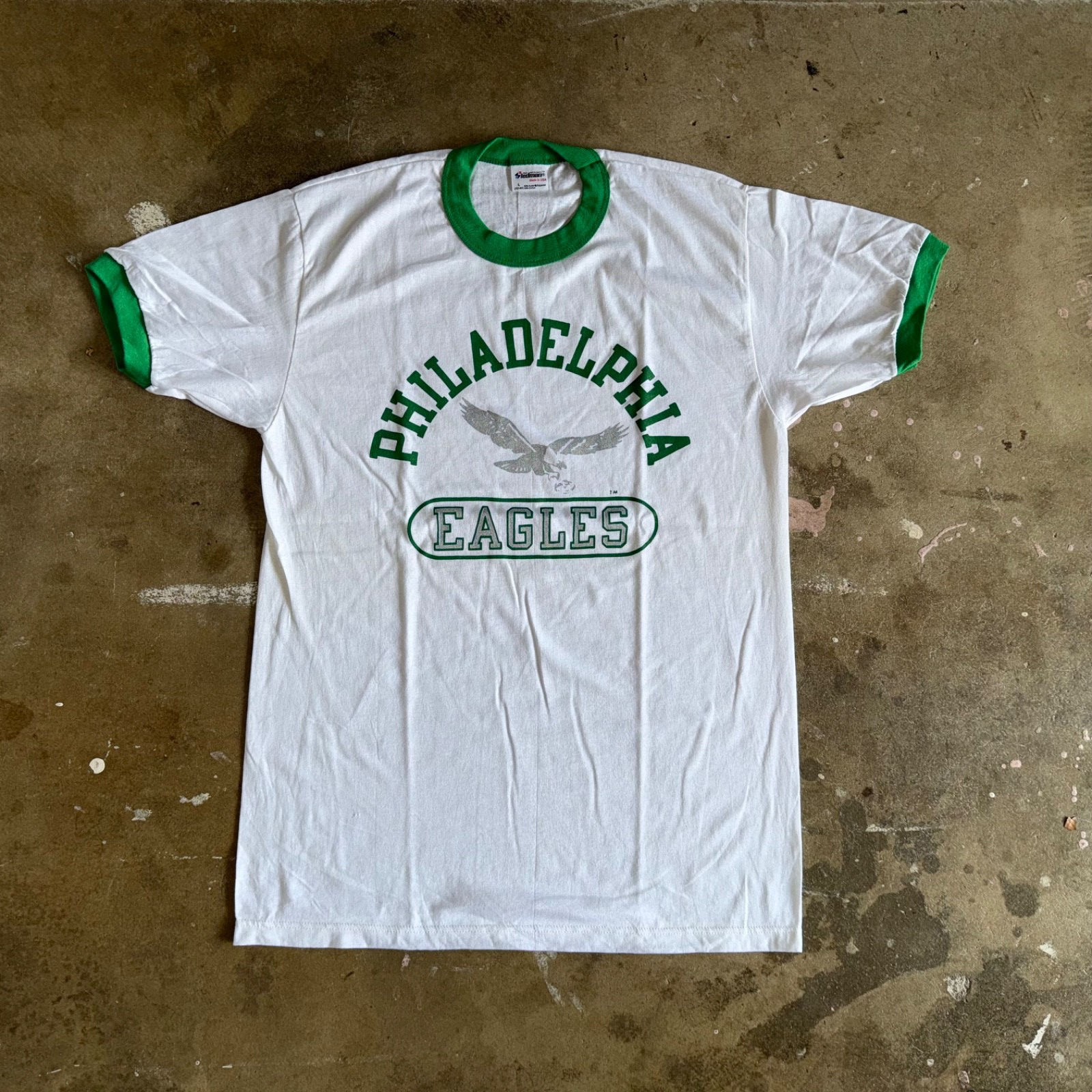 80s 90s EAGLES ナショナルフットボール Tシャツ L 80s 90s EAGLES ナショナルフットボール Tシャツ L