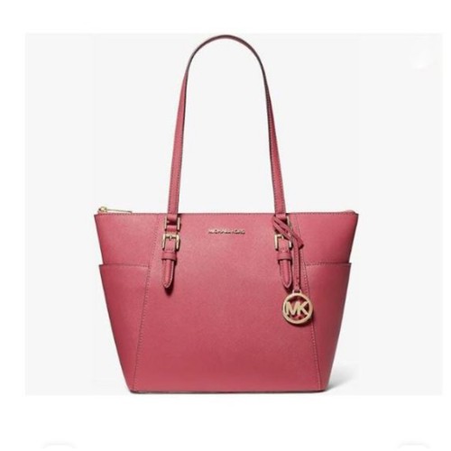 バッグ Michael kors tote bag Michael Kors Charlotte Large Saffiano Leather Top-Zip Tote