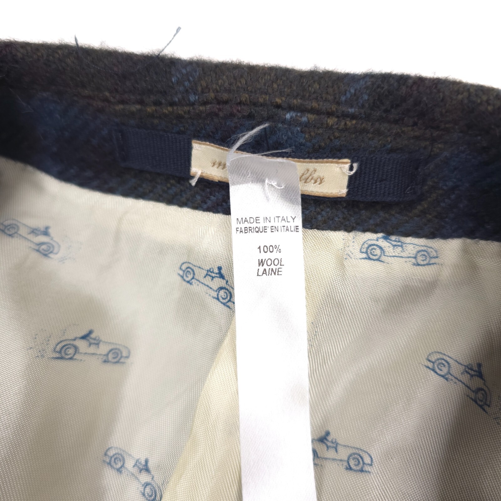 Pre-owned Massimo Alba $1775  Moon Rock Wool Tweed Blazer Jacket Mens Us 38r (italy 48r) In Green