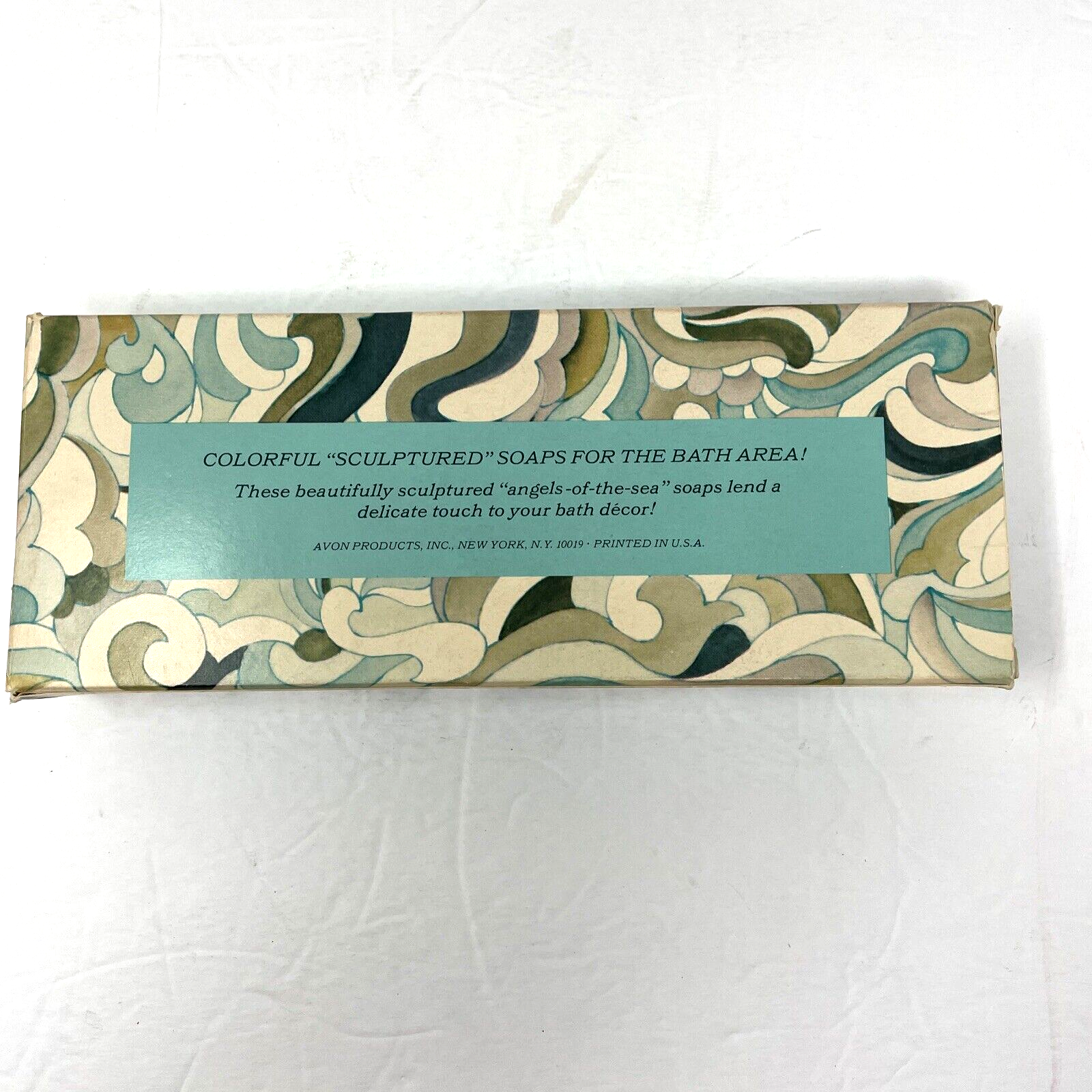 VTG Avon Angel Fish Festive Fragrance Hostess Soaps Three 3 Soaps Set NEW NIB