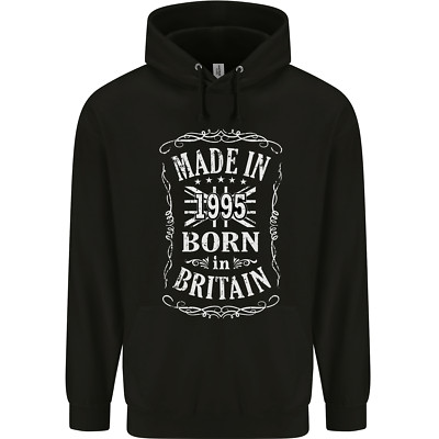 Born In Britain 31St Birthday Made 1995 Mens Sweatshirt À Capuche