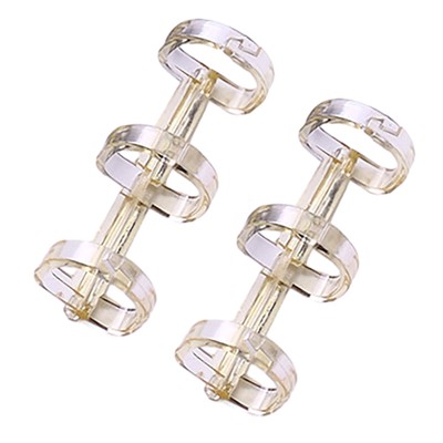 Secure Loose-leaf Ring Universal Paper Holder School Supplies Stationery 2pcs
