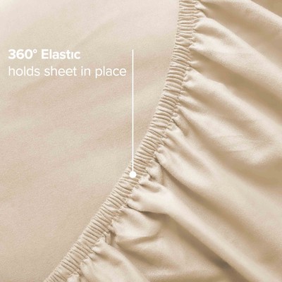16''-18'' Extra Deep Pocket Fitted Sheet Elastic Corner Straps Bed Sheet Queen
