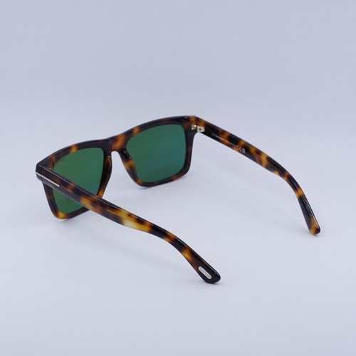 Pre-owned Tom Ford Ft0906 53n Blonde Havana/green 58-17-145 Sunglasses