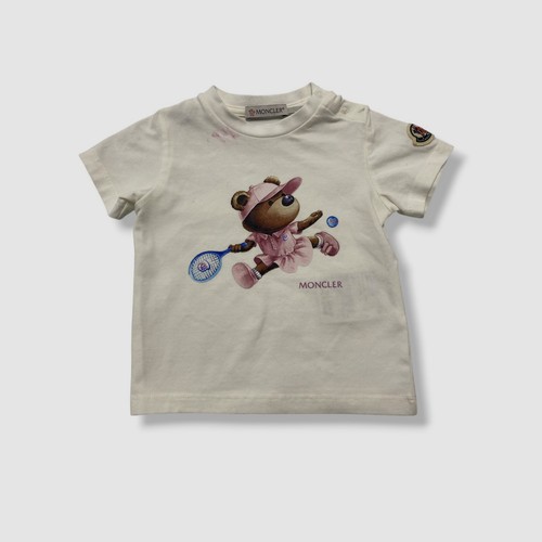 MONCLER ホワイト Tシャツ キッズ　 サイズ12A レディースS MONCLER ホワイト Tシャツ キッズ サイズ12A レディースS 春夏