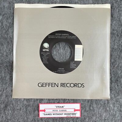 PETER GABRIEL Steam / Games Without Frontiers 45 Geffen GEFS7-19145 NEW UNPLAYED