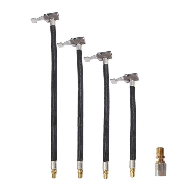 Tire Inflator Nozzle Tire Inflation Adapter Extension Tube For Bike Car