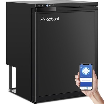 Kühlschrank AAOBOSI UK-CR65 65L 12V Kompressor Anschluss APP