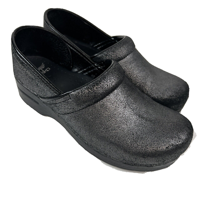 Dansko Women s 41 US 10 Metallic Glitter Clog Nursing Shoes
