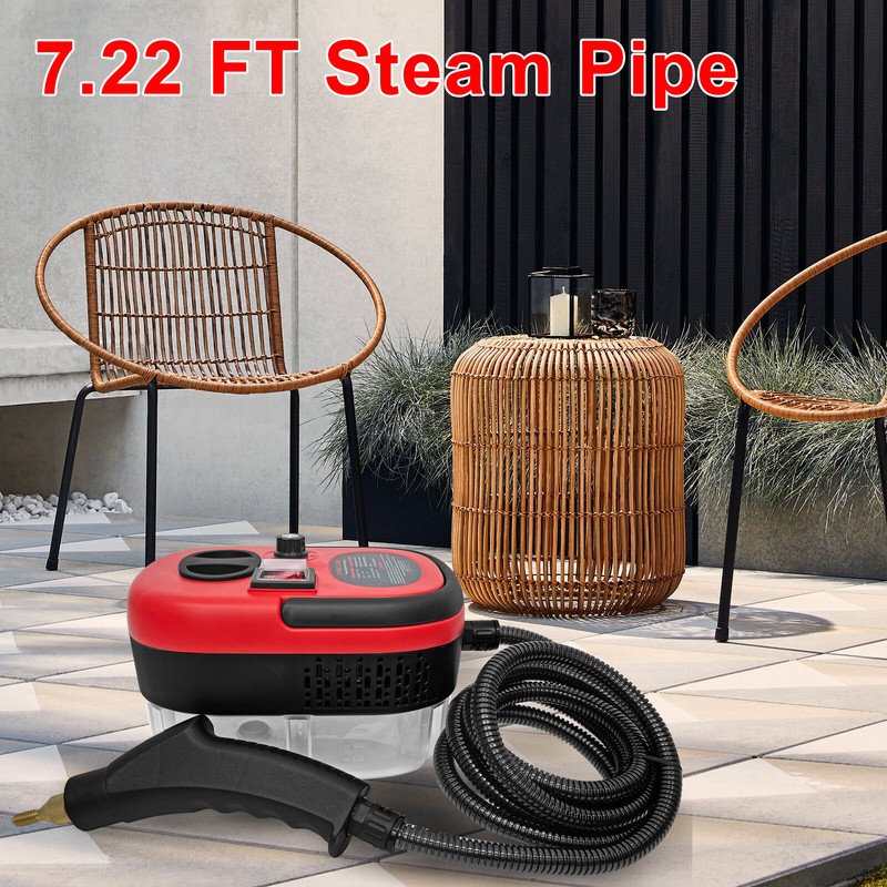 Steam Cleaner 2500W Handheld Steamer for Cleaning Furniture, Car Detailing