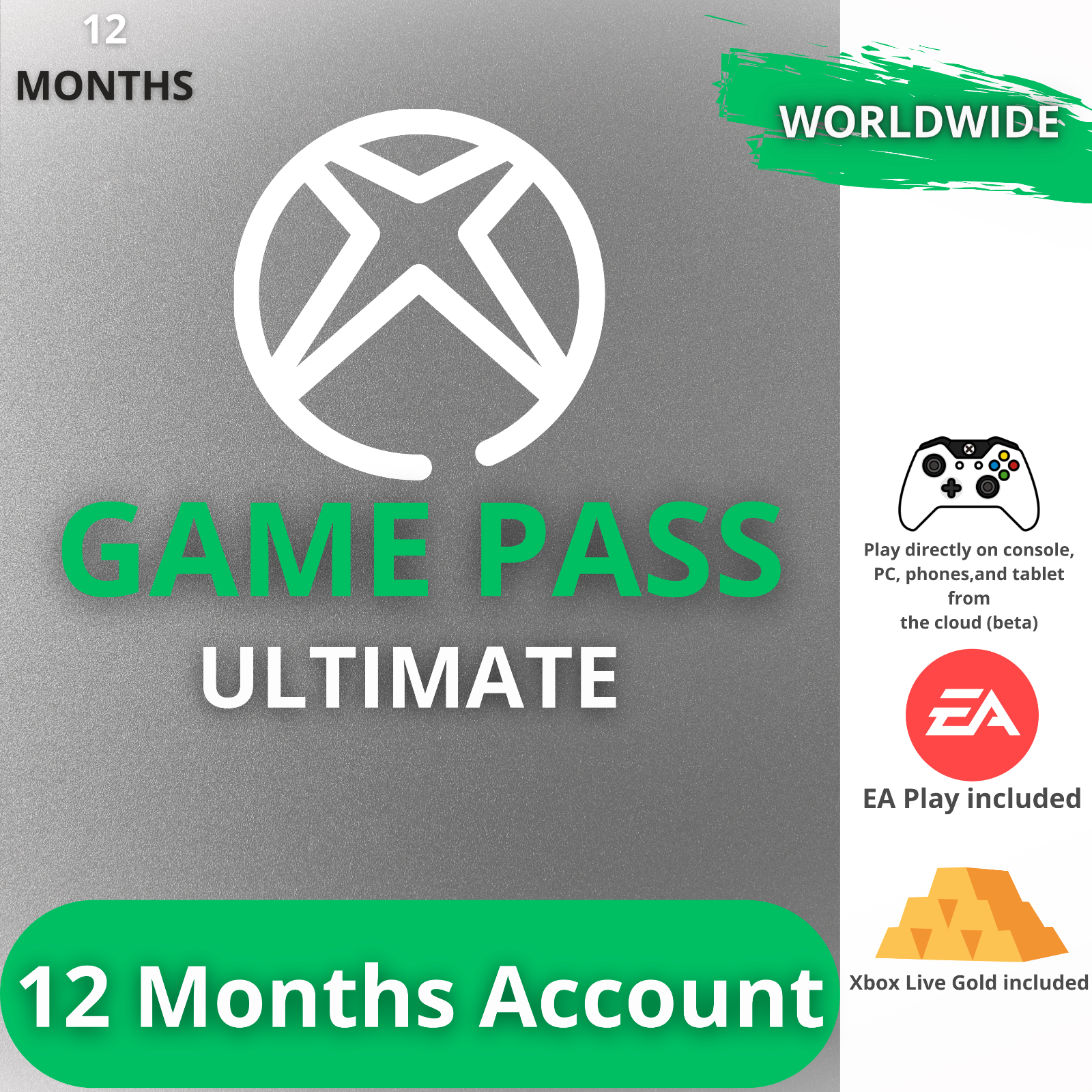 Xbox live gold include game pass sale