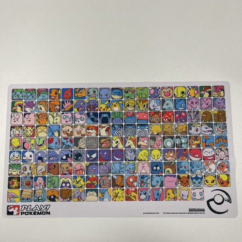 Play! Pokemon Professor Program Gen 1 Playmat - White Play! Pokemon Professor Program Gen 1 Playmat - White