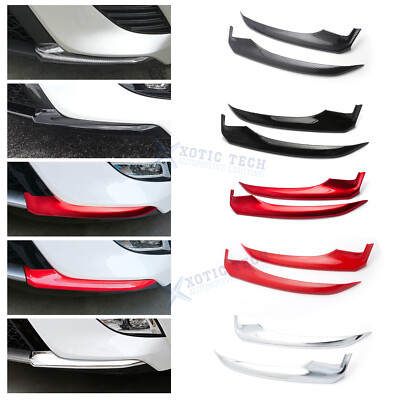 Front Bumper Chin Spoiler Splitter Center/Corner Trim For Camry SE XSE 2018-2020
