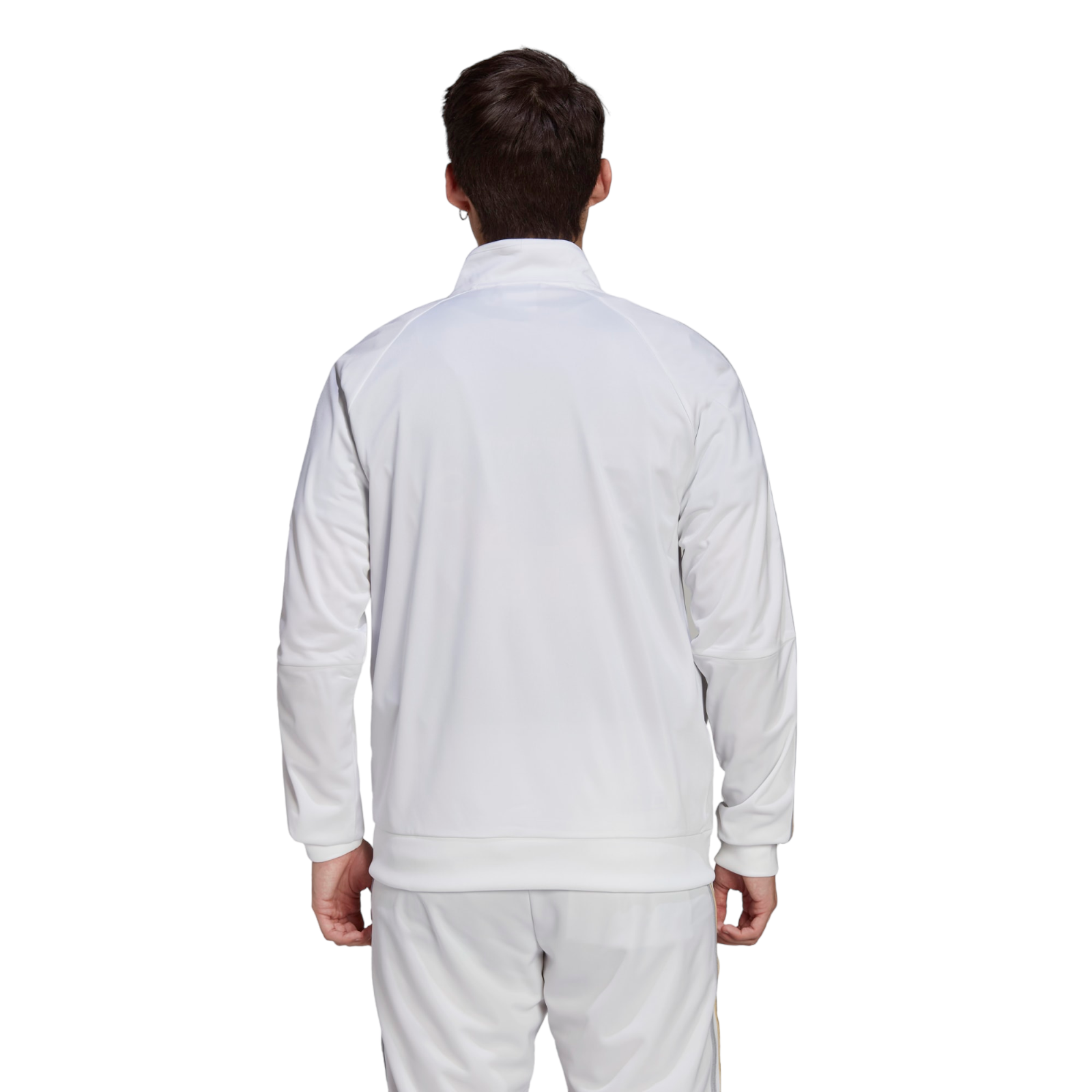 Adidas white tracksuit mens store