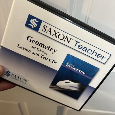 saxon teacher geometry (1st edition) lesson and test CDs, # missing first cd!#