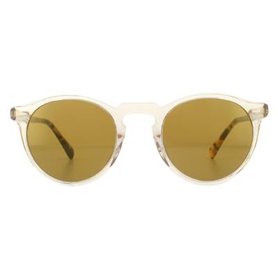 Pre-owned Oliver Peoples Sunglasses Gregory Peck Ov5217s 1485w4 Buff Tortoise Gold Mirror