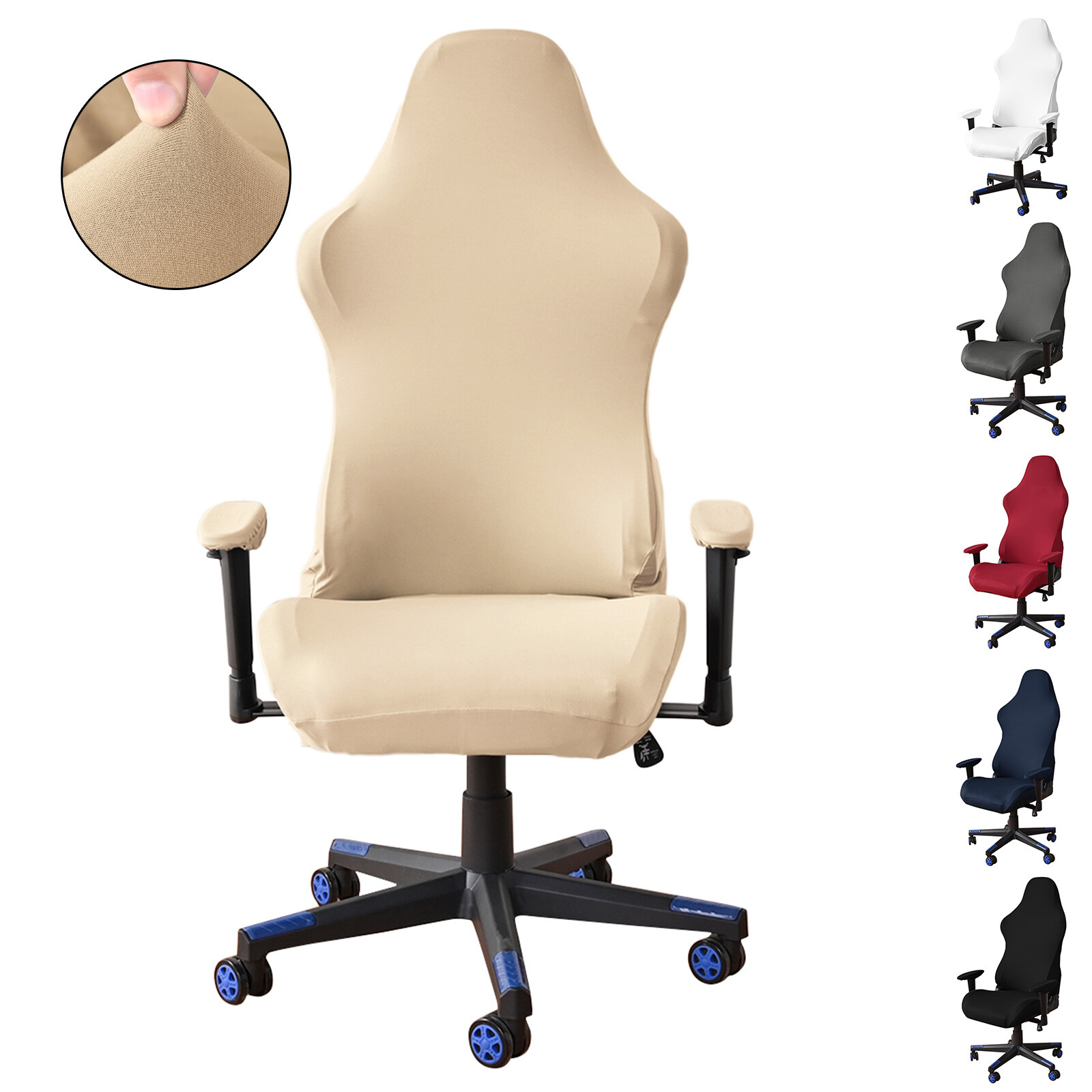 Cover Universal Stretch Solid Office Computer Racing Seat Pr