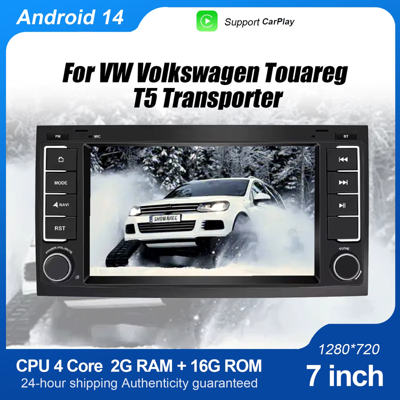 7"Android Car Radio for VW Volkswagen Touareg T5 Transporter Multimedia Player S