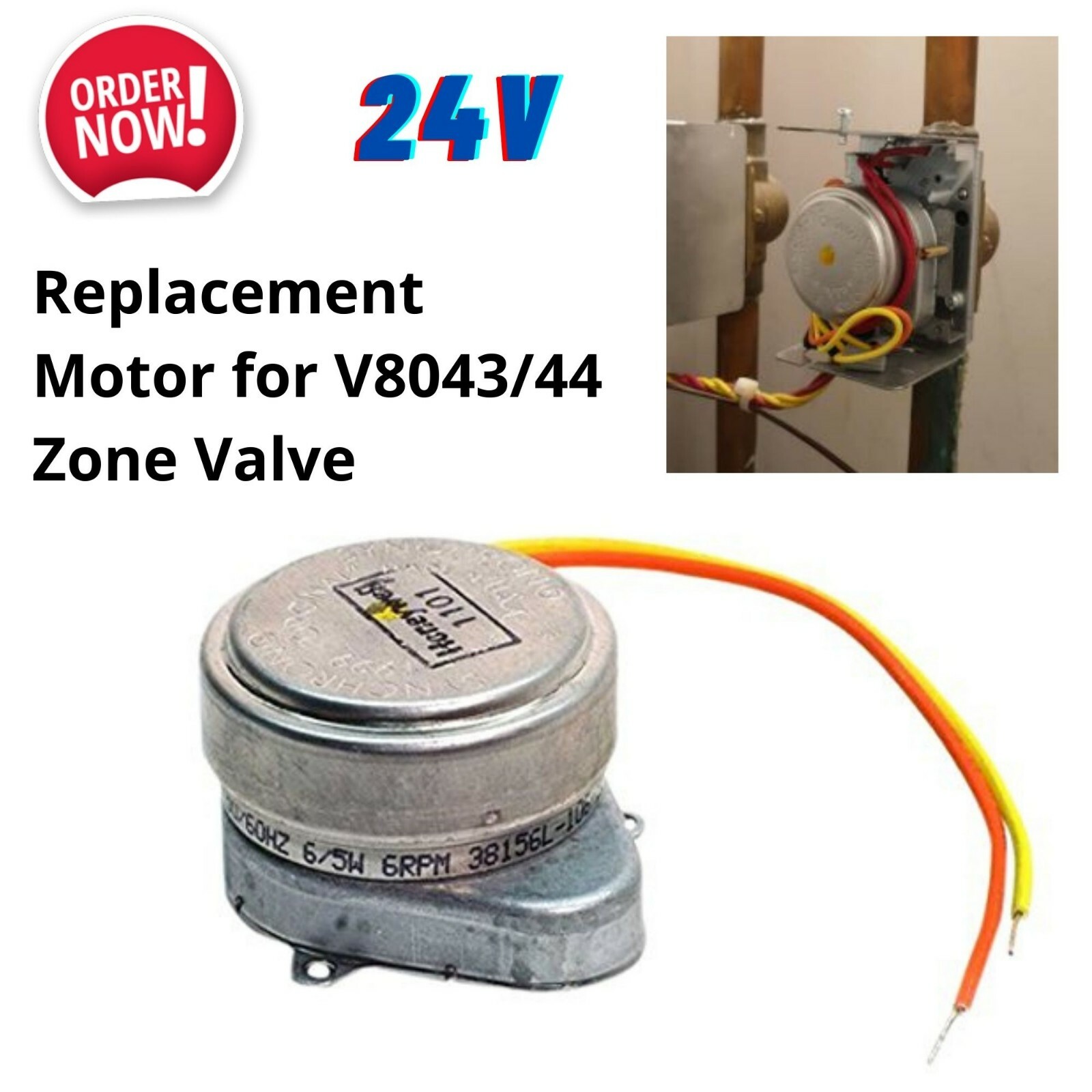 802360JA/U Replacement Damper Motor for V8043/44 Zone Valve