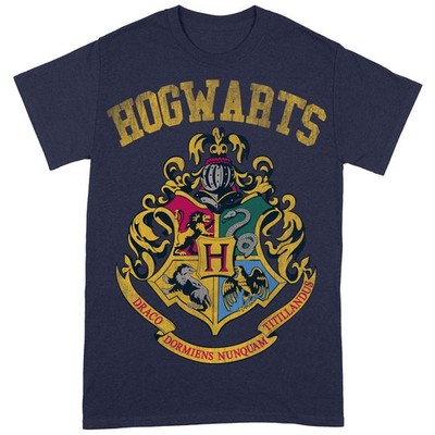 Harry Potter Crest Varsity Style Official Mens T-Shirt