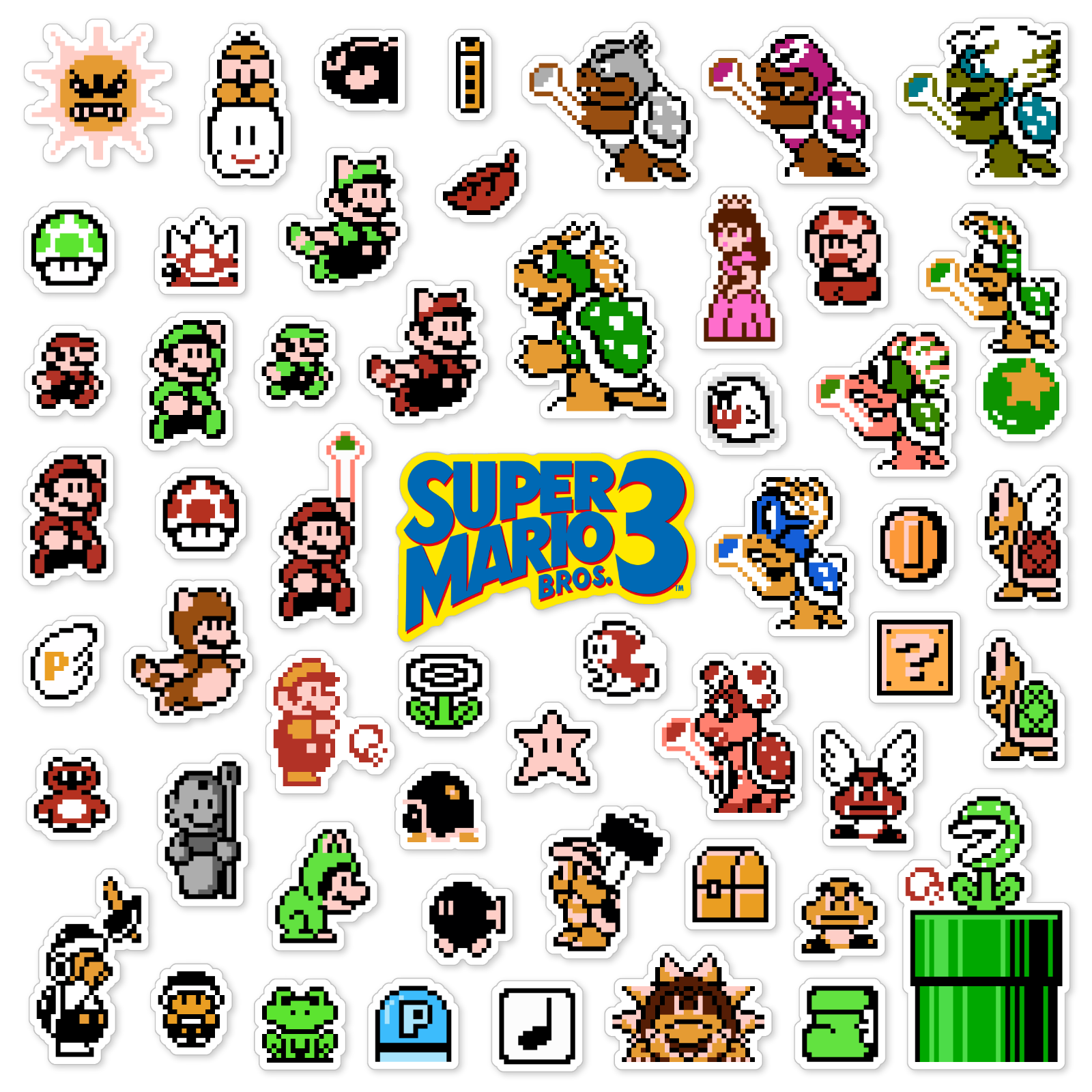 スーパーマリオ3 アートポスター Amazon.com: Super Mario Bros. 3 (Art) 30x40 cm Mounted